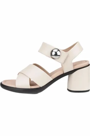 Ecco Sandaal Women Sculpted Sandal LX 55 Cross Strap Limestone-Schoenmaat 40