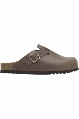 Scholl Klomp Women Fae New Leather Coffee-Schoenmaat 40