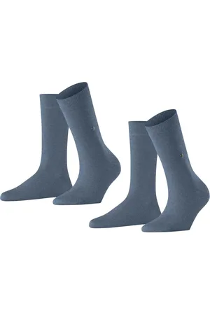 Burlington Everyday SO 2-Pack one size, cadeau geschenkset Katoen sokken dames blauw