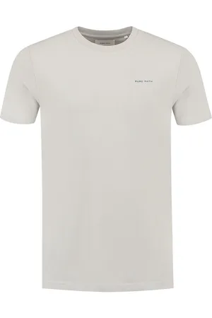 Pure Path T-shirt Regular Fit T Shirt 25010108 46 Sand Mannen