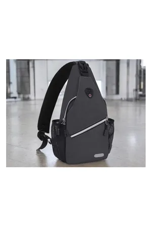 Merkloos Mini sling bag sling rugzak, kleine borsttas crossbody tas wandelen dagrugzak reizen outdoor vrije tijd sporttas een schoudertas voor heren en dames