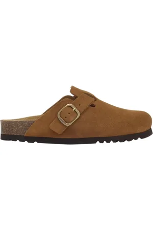Scholl Klomp Women Fae New Suede Sa Cognac-Schoenmaat 36