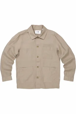 NN.07 Overshirt Men Olav Greige-XL
