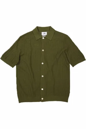 NN.07 Shirt Men Nolan Khaki Army-XL