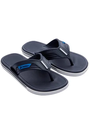 Rider Slipper Men Spin Thong Grey Blue-Schoenmaat 45 - 46