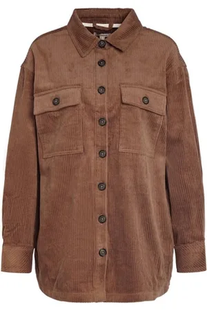 Barbour Blouse Women Oakfield Overshirt Taupe-10