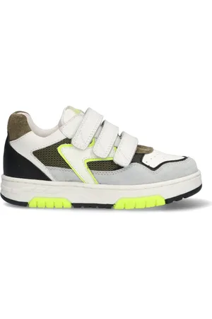 Braqeez 425232-481 Jongens Lage Sneakers - - Leer - Klittenband