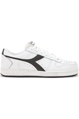 Diadora Unisex Magic Basket Low Icona White White Black-Schoenmaat 36