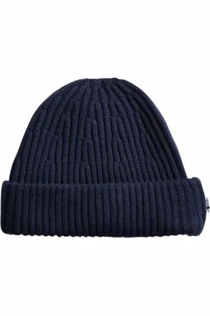 NN.07 Hat Men Rib Navy Blue