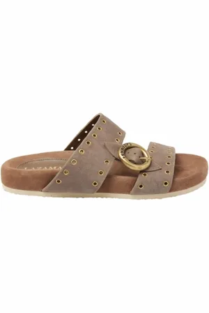 Lazamani Women 75.862 Stone Suede-Schoenmaat 40