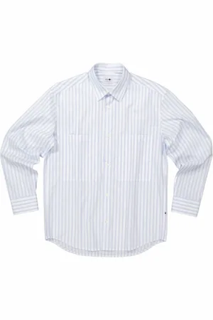 NN.07 Shirt Men Freddy Blue Stripe-XL