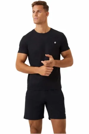 Björn Borg T-Shirt Men Ace T-Shirt Stripe Black Beauty-S