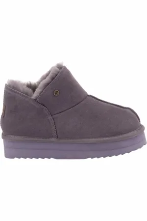 Warmbat Pantoffel Women Willow Suede Plateau Plum-Schoenmaat 38
