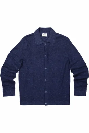 NN.07 Shirt Men Troy LS Navy Blue-L