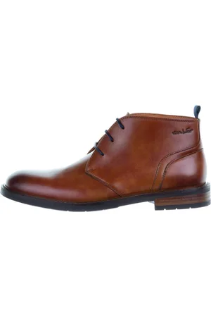 Van Lier Heren Veterschoenen Boston Cognac -
