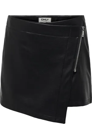 ONLY ONLCOLLIE HW FAUX LEATHER SKORT PNT - Dames - Rokken