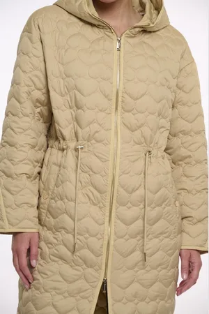 Rino & Pelle Long Quilted Jacket With Hood - Sierra.7002521 - 10798 pale