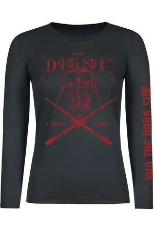 STAR WARS Dark Side Shirt met lange mouwen L Katoen Dames - Disney, Fan merch, Film