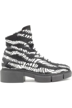 Papucei Rhosanna Black White Fur-Schoenmaat 37