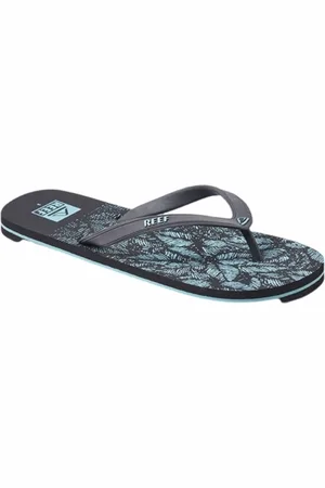Reef Slipper Kids Switchfoot Print Aquifer Palm-Schoenmaat 35