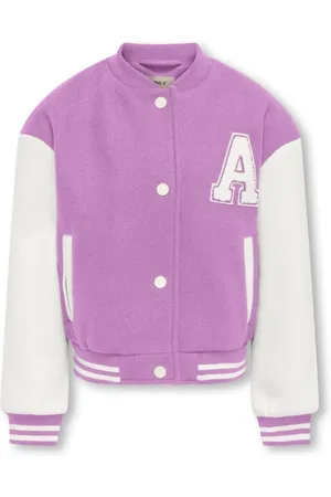 ONLY Kids zomer bomber jas meisjes - violet - Kogsilja