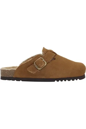 Scholl Klomp Women Fae New F Suede Sa Cognac-Schoenmaat 37
