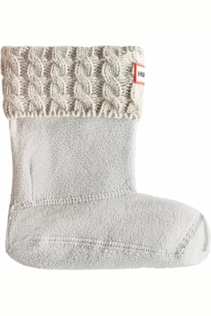 Hunter Laarzensok Little Kids 6Stitch Cable Boot Sock Greige-Schoenmaat 35 - 38