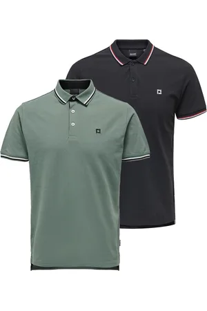 Only & Sons Heren poloshirt 2 pack Onsefletcher