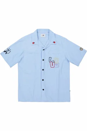 NN.07 Shirt Men Julio SS Ashley Blue-L
