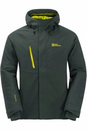 Jack Wolfskin Jas Men Troposphere Insulated Jacket M Black Olive / Firefly-M