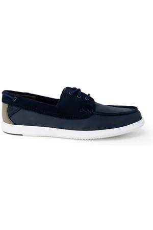 Clarks Bootschoen Men Bratton Boat Navy Nubuck-Schoenmaat 42