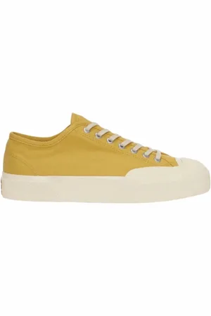 Superga Men 2432 Works Low Cut Denim Yarn Dyed Yellow-Off White-Schoenmaat 42