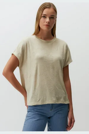 Jimmy Key T-Shirt Met Ronde Hals En Korte Mouwen En Patroon