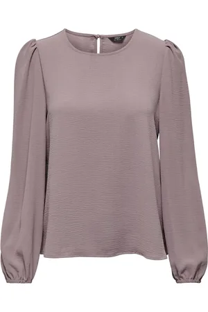 ONLY ONLMETTE L/S O-NECK TOP NOOS WVN - Dames - Blouses