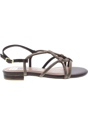 Bibi Lou Dames Sandalen Liv Sandal Dark Brown