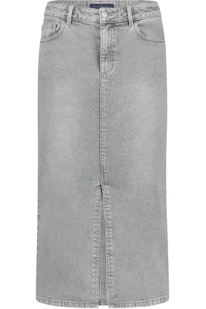 Red Button Rok Sibelle Skirt Grey Denim Srb4467 20 Grey Dames