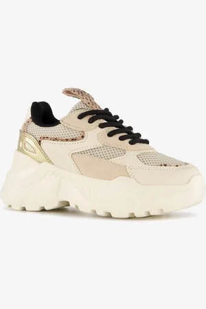 Blue Box Dad sneakers meisjes goud