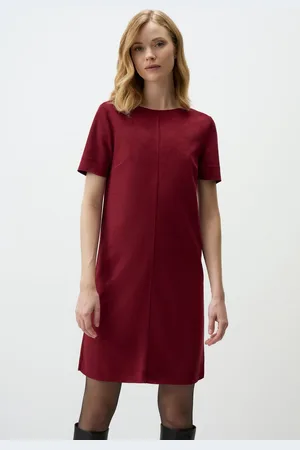 Jimmy Key Mini-Jurk Met Ronde Hals En Korte Mouwen