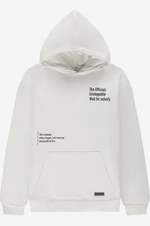 Nik & Nik Zomer hoodie jongens - off - Unstoppable