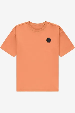 Nik & Nik Zomer t-shirt jongens - perzik - Icon