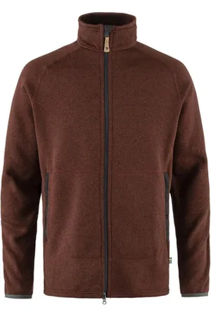 Fjällräven Vest Fjällräven Men Övik Fleece Zip Sweater Autumn Leaf-S