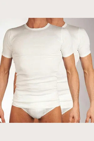 MANGO T-shirt ronde hals - 2 Pack - maat XL (XL) - Heren Volwassenen- 100% katoen- 685-8167- -XL