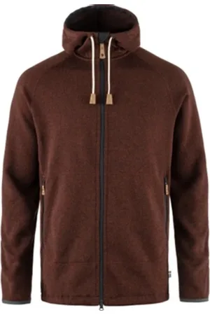Fjällräven Vest Fjällräven Men Övik Fleece Hoodie Autumn Leaf-S