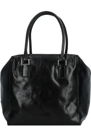 liebeskind Leren Schoudertas Lack Distressed Kayla Satchel Zwart