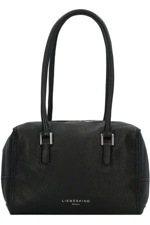 liebeskind Leren Handtas Schoudertas 3D Leather Kayla Satchel Zwart