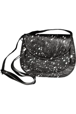 Merkloos Dames Leer Tas - Crossbody