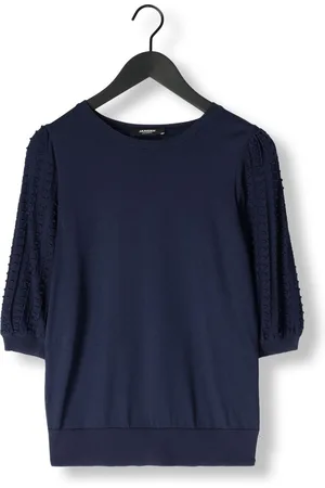 Jansen Amsterdam Tanda Top K 136 Short Puffed Sleeve Tops & T-shirts Dames - Shirt -