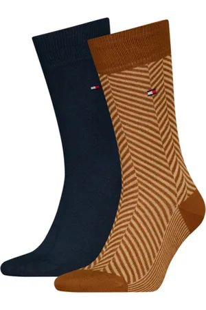 Tommy Hilfiger 2-pack katoenen heren sokken - Print - 46