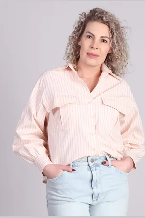 Grace & Mila Phoebe blouse oversized gestreept