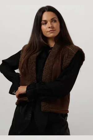 POM Amsterdam Gilet - Lammy Brown Blazers Dames -